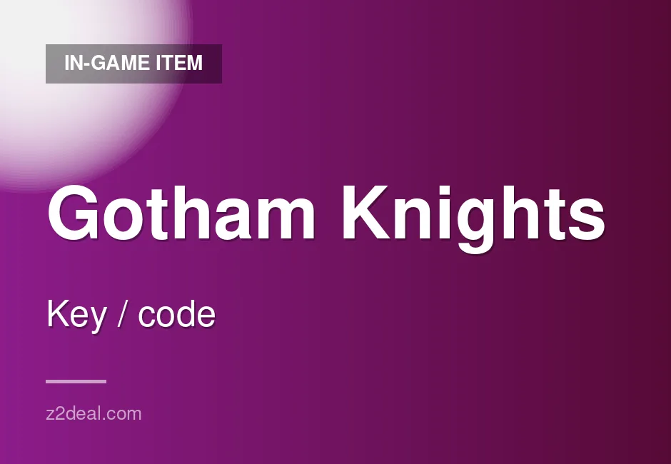 Instant Gotham Knights Game Key | Steam | Global | Key Delivery | Proven Seller