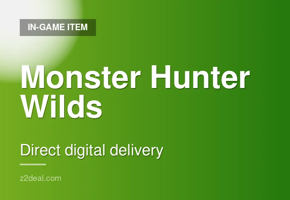 Genuine Monster Hunter Wilds Game Key - Steam - Same-Day Delivery