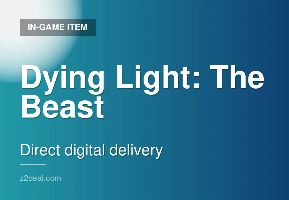 Dying Light: The Beast Game Key - Global - Direct Top-Up - PlayStation - Safe Checkout