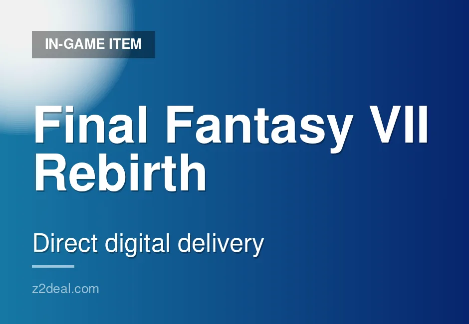 Premium Final Fantasy VII Rebirth Game Key | Gifting Service | Xbox | Deluxe Edition | Trusted Seller