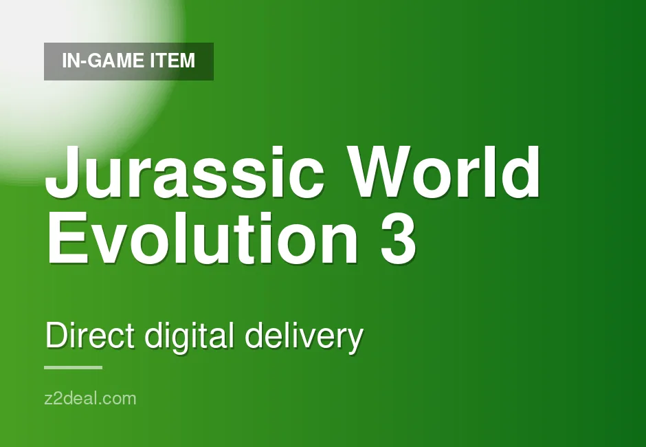 Quick Jurassic World Evolution 3 Game Key - Steam - Deluxe Edition - Order With Confidence