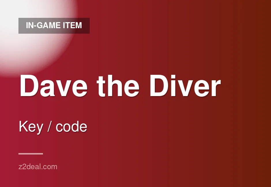 Premium Dave the Diver Game Key | Key Delivery | Xbox | Global | Trusted Seller