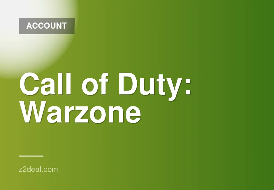 Phone Verified Call of Duty Warzone 2 Account with Full Access and Quick Delivery