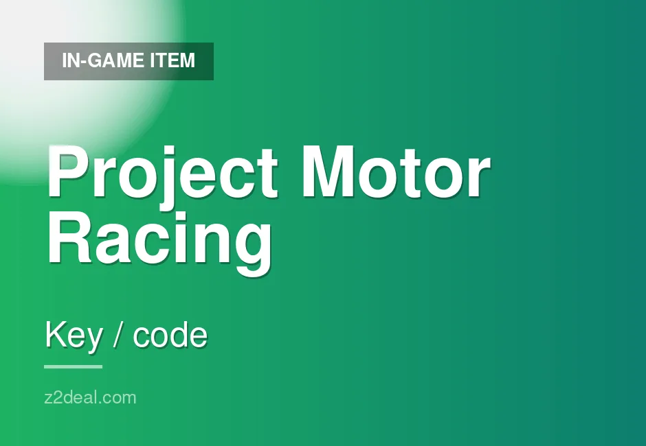 Trusted Project Motor Racing Game Key | Global | Key Delivery | Xbox | Reliable Service