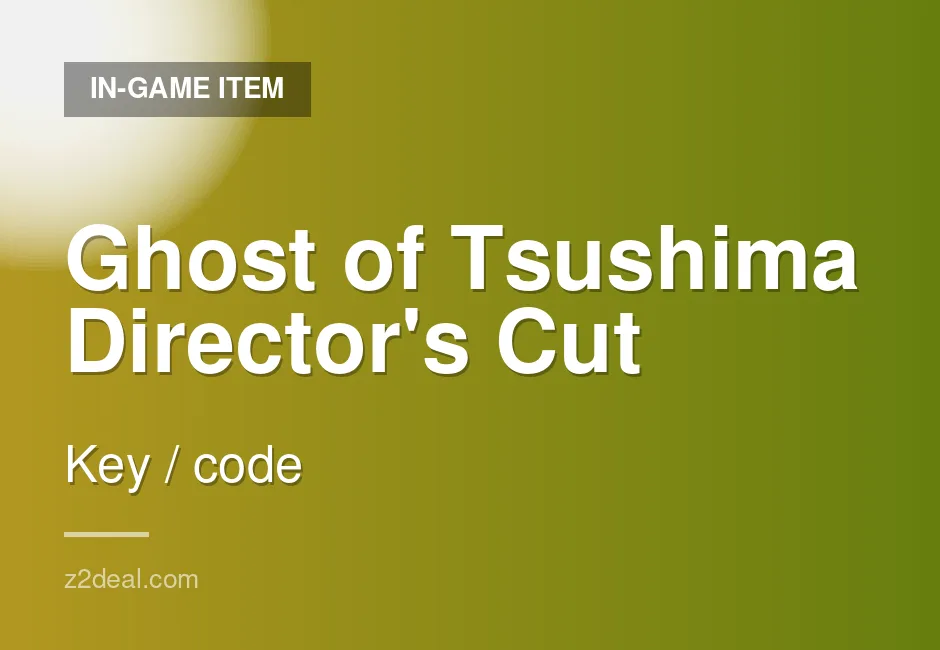 Ghost of Tsushima Director's Cut Game Key - Steam - Instant Delivery - DLC Included - Dependable Seller