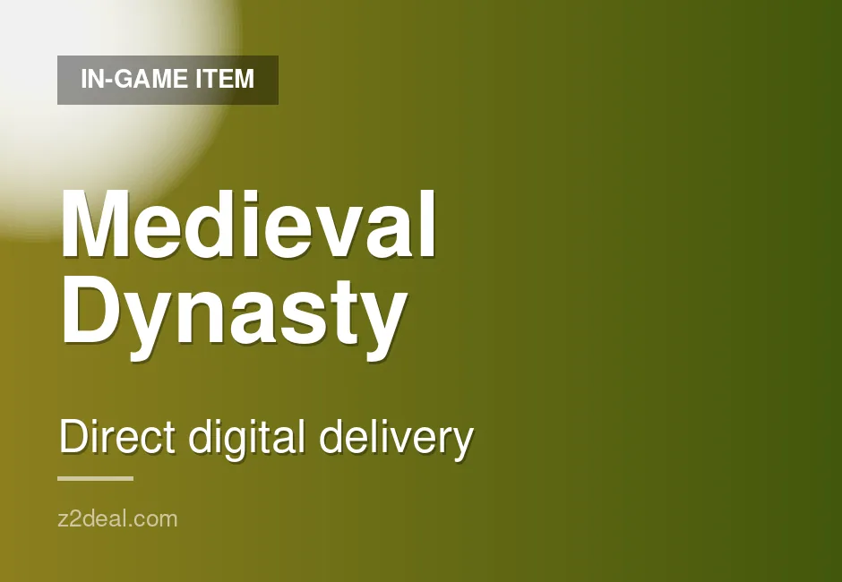 Reliable Medieval Dynasty Game Key - Steam - Instant Delivery - Shared Account - No Waiting Around