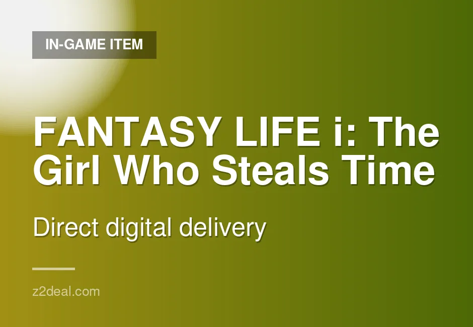 Quick FANTASY LIFE i: The Girl Who Steals Time Game Key - Steam - Direct Top-Up - Order With Confidence