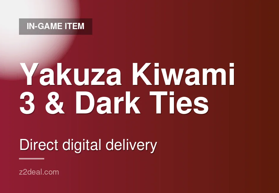 Genuine Yakuza Kiwami 3 & Dark Ties Game Key - Xbox - Gifting Service - Same-Day Delivery