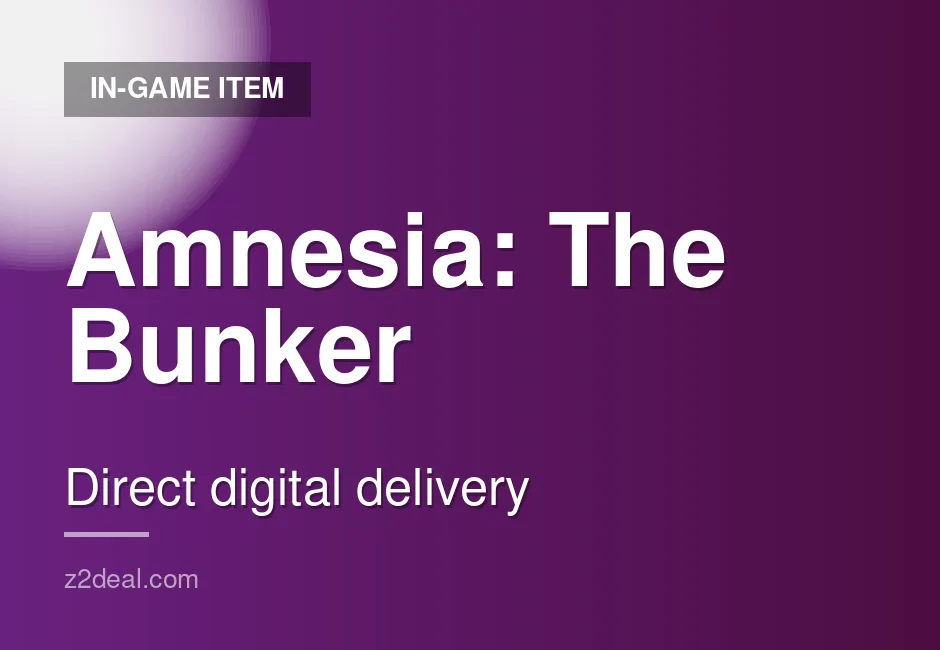 Quick Amnesia: The Bunker Game Key - 0 Hours - Xbox - Safe Method - Bonus Included - Ready to Use
