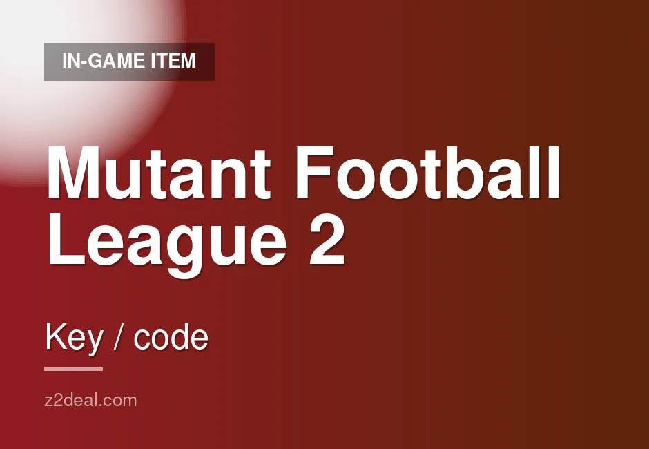 Instant Mutant Football League 2 Game Key | 2 Key | Key Delivery | Xbox | Denmark | Delivered With Care
