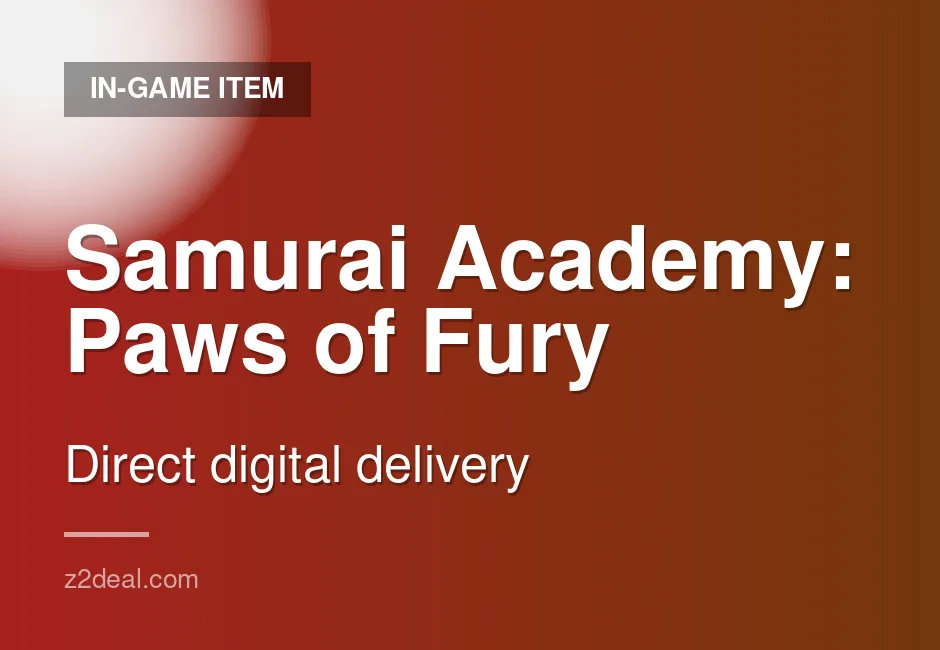 Instant Samurai Academy: Paws of Fury Game Key | Steam | Delivered With Care