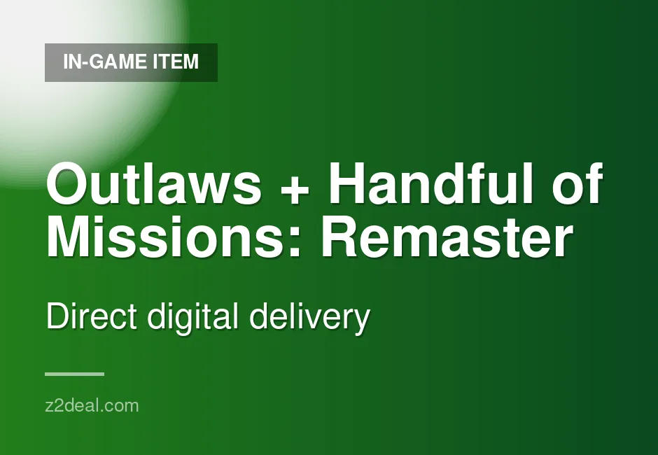 Outlaws + Handful of Missions: Remaster Game Key - Xbox - Safe Checkout