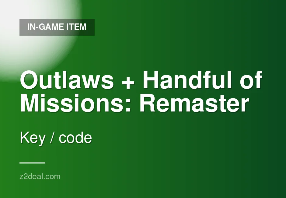 Genuine Outlaws + Handful of Missions: Remaster Game Key - Key Delivery - Xbox - Global - Verified Stock