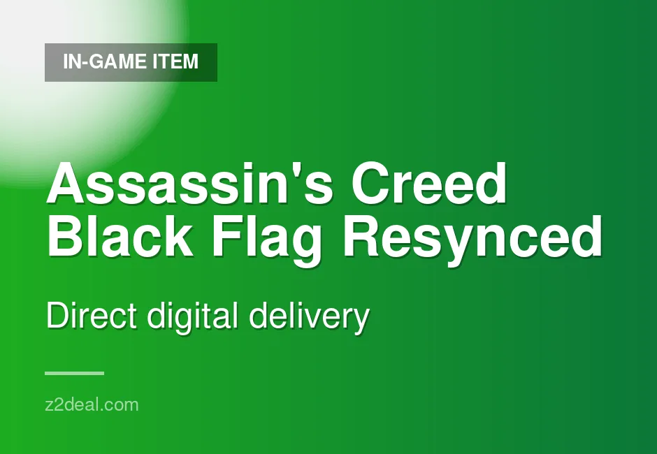 Trusted Assassin's Creed Black Flag Resynced Game Key | Gifting Service | Xbox | Reliable Service