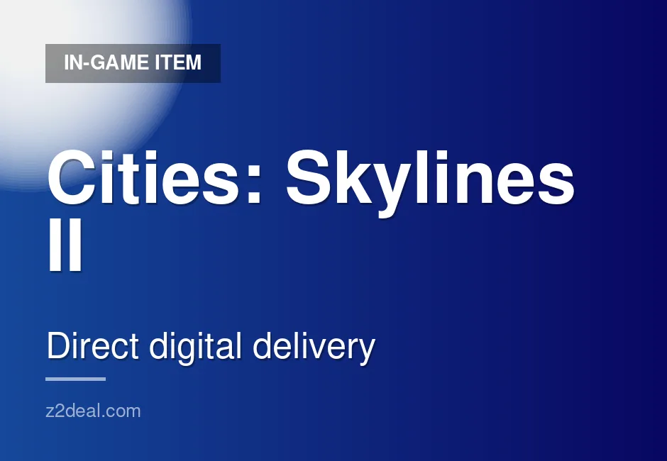 Quick Cities: Skylines II Game Key - 0 Hours - Genuine Source - Bonus Included - Xbox - Order With Confidence