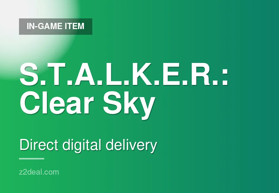 Genuine S.T.A.L.K.E.R.: Clear Sky Game Key - Xbox - United States - Verified Stock