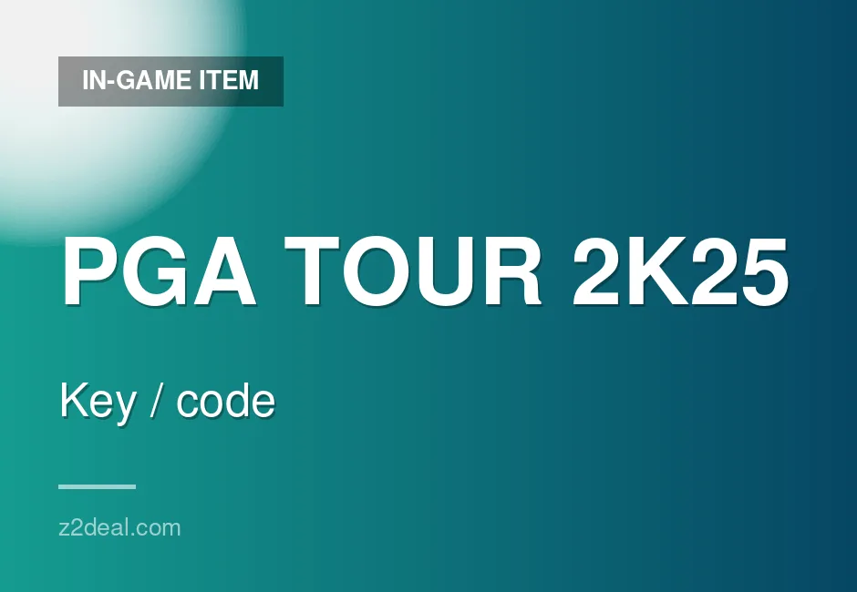 Genuine PGA TOUR 2K25 Game Key - 25 Key - Australia - Key Delivery - Xbox - Same-Day Delivery
