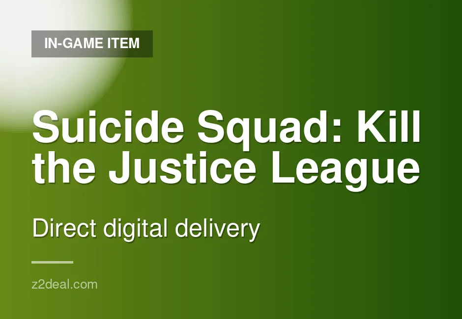 Instant Suicide Squad: Kill the Justice League Game Key | 0 Hours | Xbox | Safe Method | Bonus Included | Proven Seller