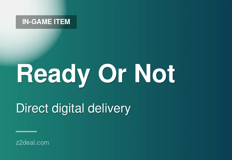 Trusted Ready Or Not Game Key | Steam | Reliable Service