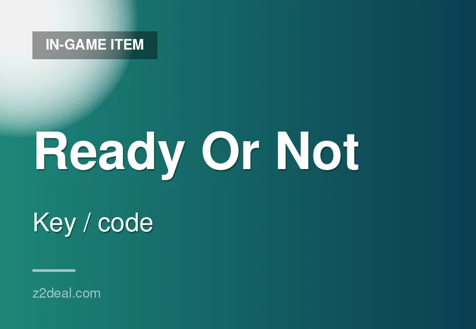 Buy Ready Or Not Game Key | Australia | Deluxe Edition | Key Delivery | Xbox | Smooth Delivery