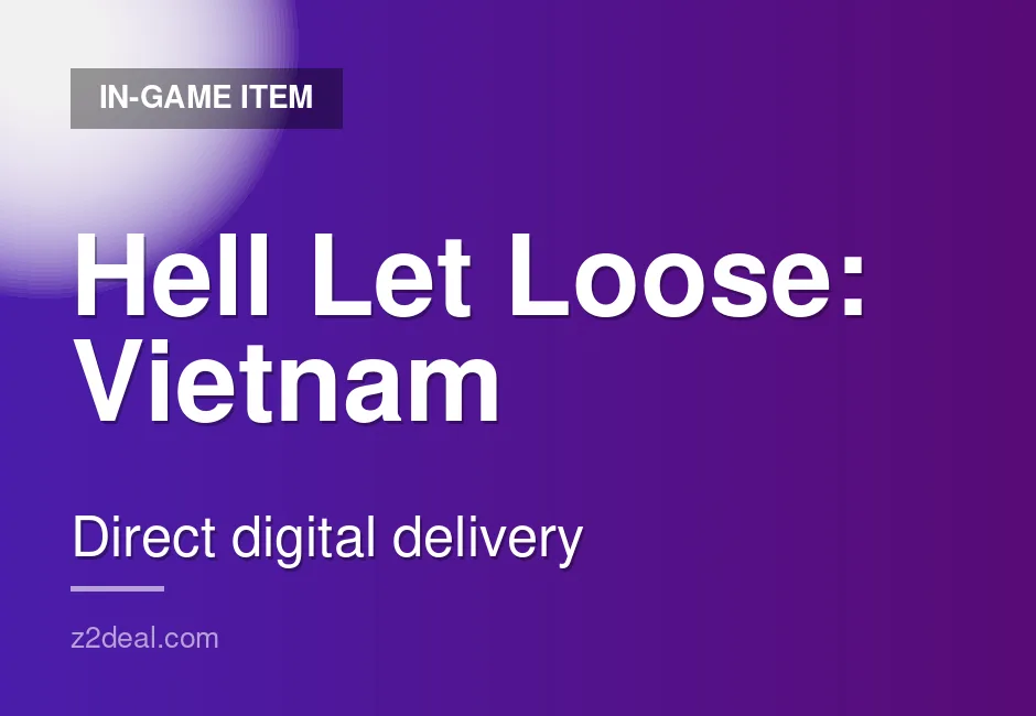 Instant Hell Let Loose: Vietnam Game Key | Xbox | Vietnam | Gifting Service | Careful Handling