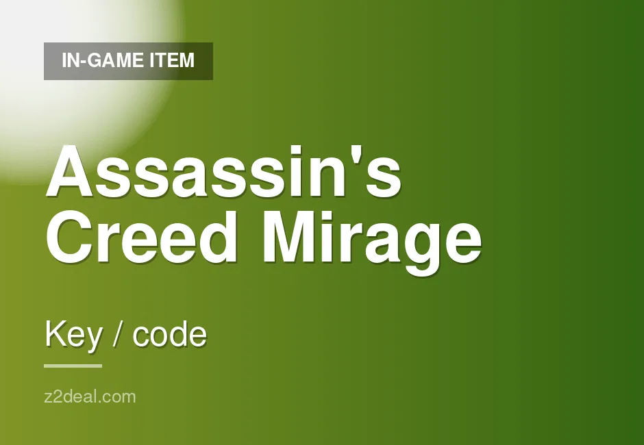 Reliable Assassin's Creed Mirage Game Key - Deluxe Edition - Key Delivery - Xbox - Prompt Delivery