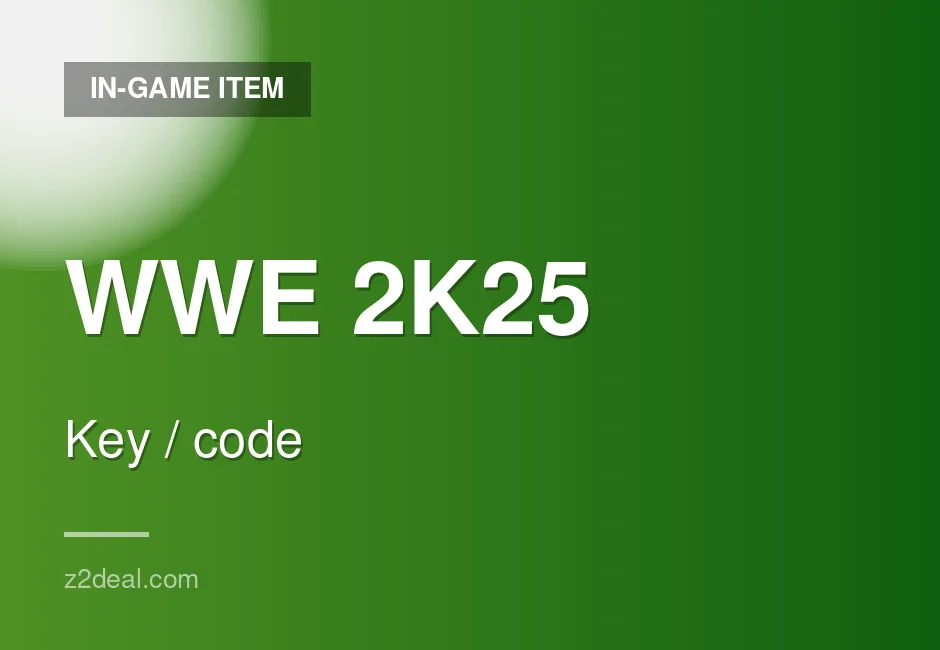 Trusted WWE 2K25 Game Key | 25 Key | Xbox | Global | Key Delivery | Straightforward Order