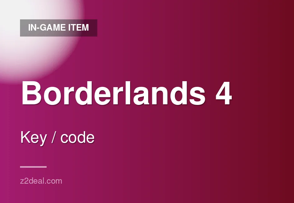 Genuine Borderlands 4 Game Key - 4 Key - Global - Key Delivery - Secure Ordering