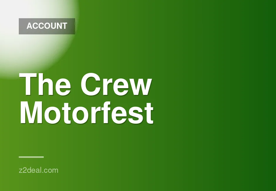 Crew Motorfest account with full access, warranty, and 2 gifts - instant delivery