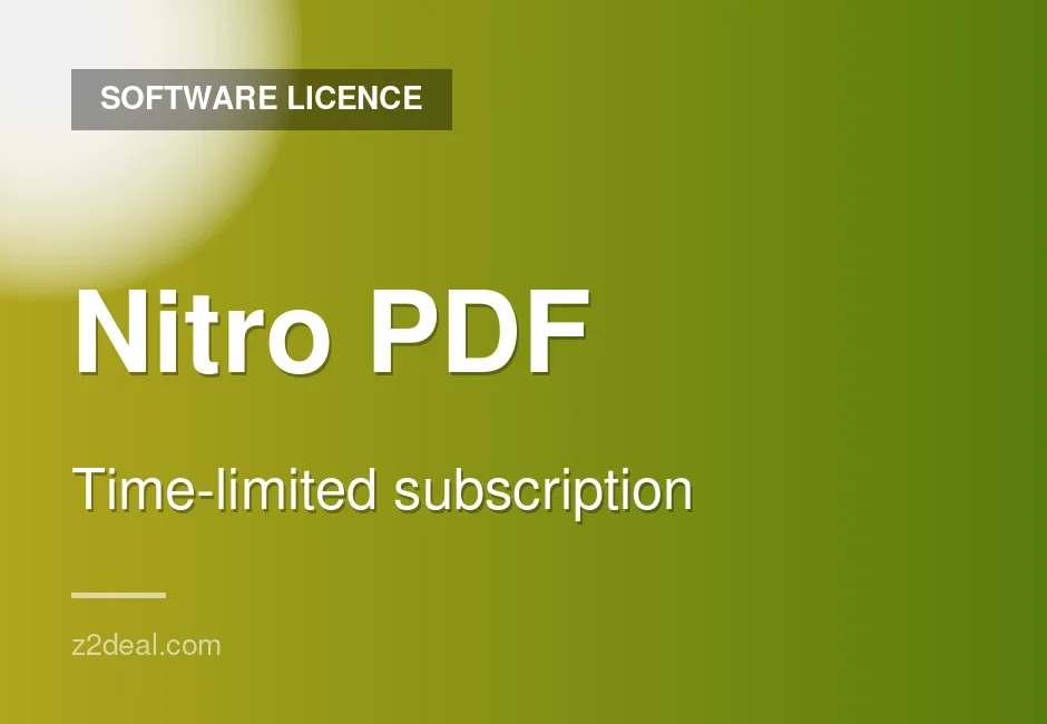 Trusted Nitro PDF License | 1 Device | Key Delivery | Safe Method | Windows | Smooth Delivery