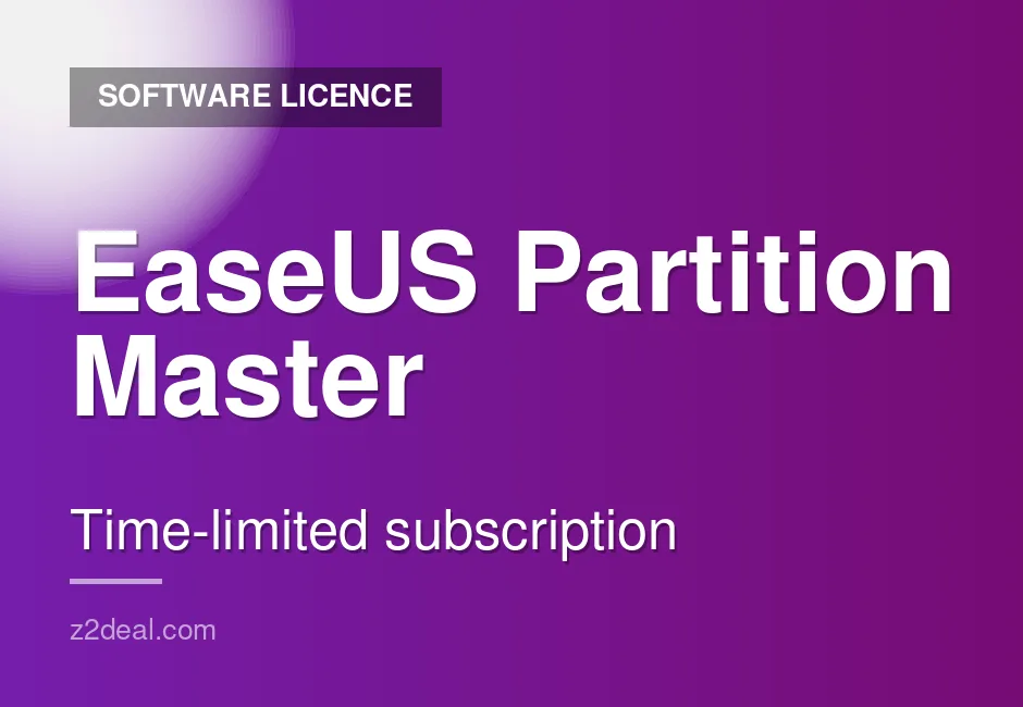 Premium EaseUS Partition Master License | 1 Device | Key Delivery | PC | Genuine Source | Delivered With Care