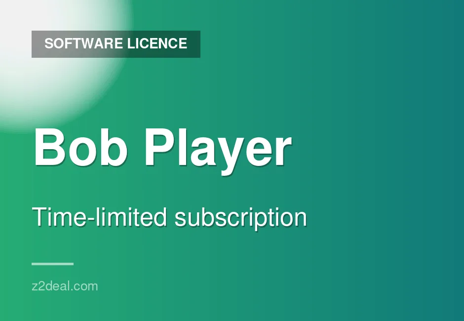 Premium Bob Player License | 1 Year | Cross-Platform | Mobile | Fast Delivery | Simple Process