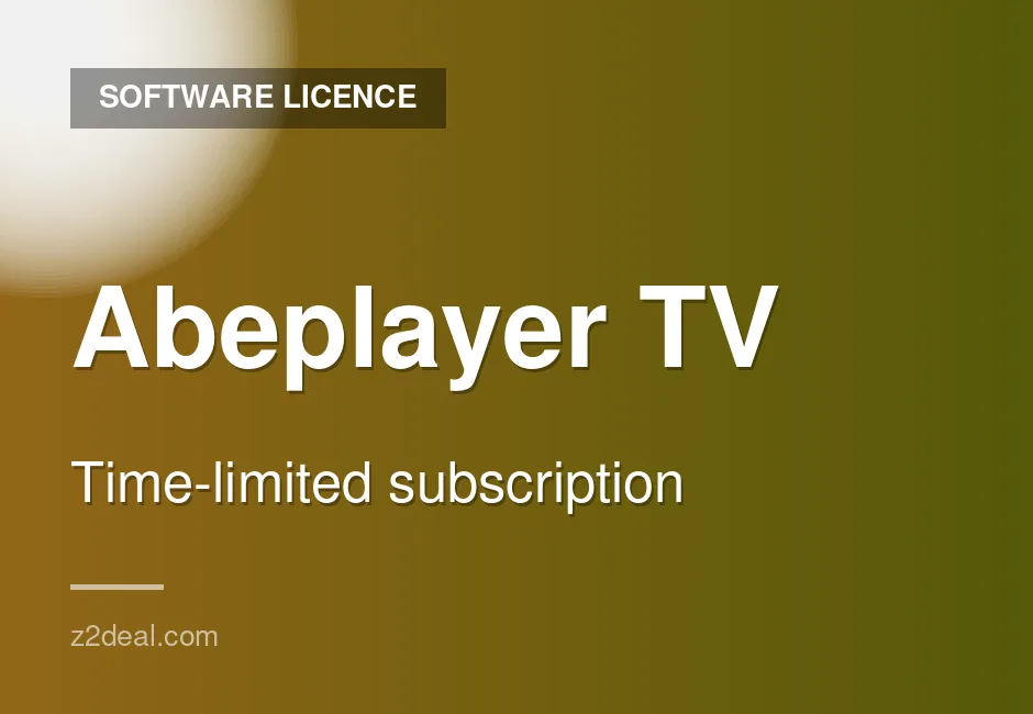 Instant Abeplayer TV License | 1 Year | Mac | Careful Handling
