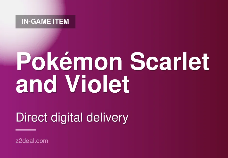 Premium Pokémon Scarlet and Violet In-Game Item | Trusted Seller