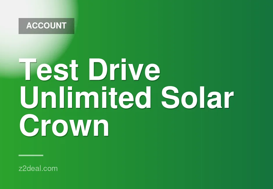 PS5 K1 Account for Test Drive Unlimited Solar Crown Standard Edition Digital Game