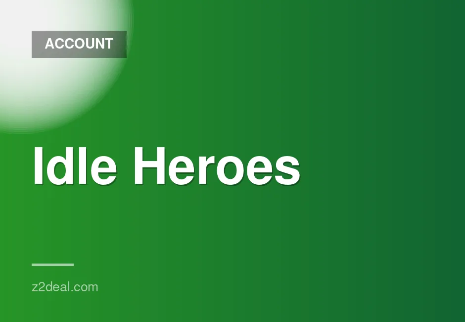 Strong Idle Heroes Account with 10000 Gold, 362 Summon Scrolls, and 1650 5-Star Fragments