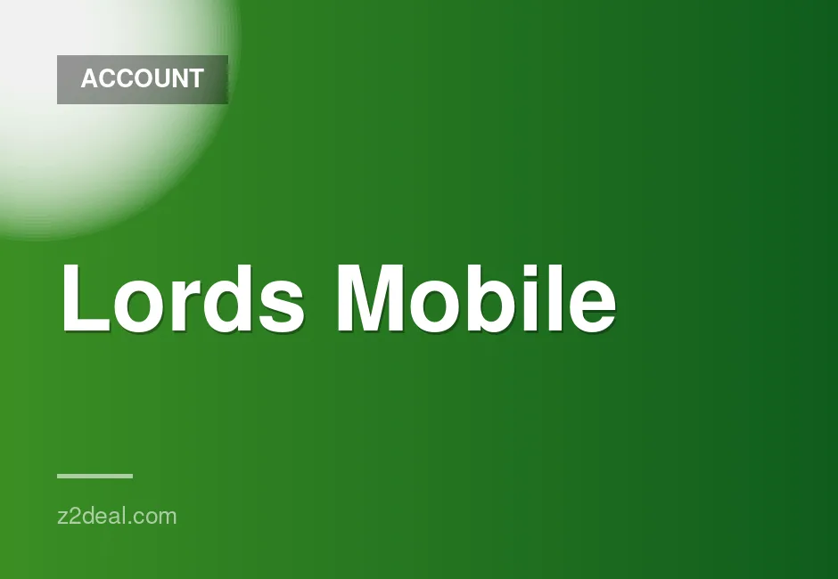 Lords Mobile account with original email, fresh and ready for fast delivery