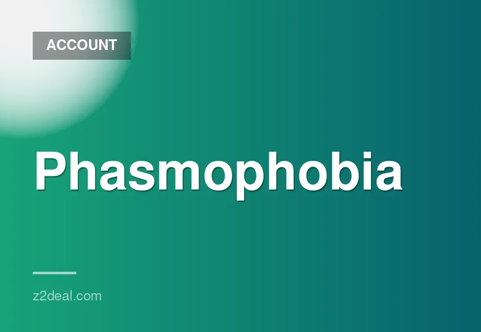 Steam Phasmophobia Account with 0 Hours Played, Data Changeable, Quick Delivery