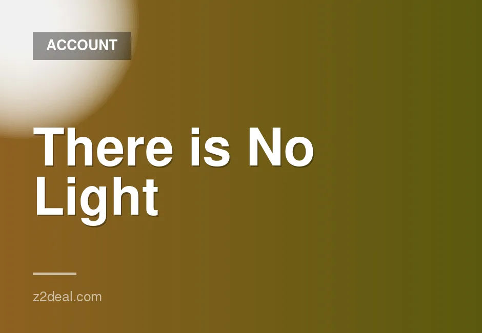 New Steam Account for There Is No Light - 0 Hours Played, Data Changeable, Quick Delivery