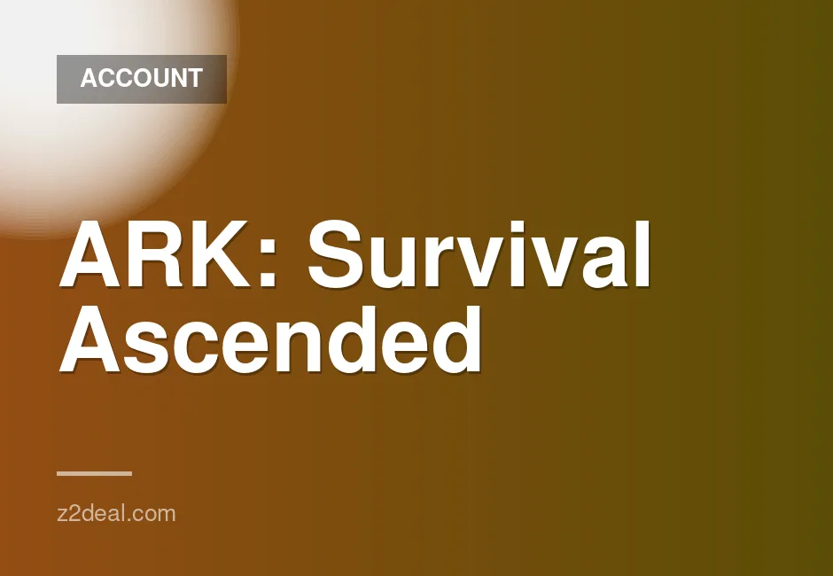 ARK: Survival Ascended Steam Account with Instant Delivery and Free Game of Choice