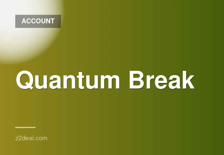 Quantum Break Steam Account for Global Access