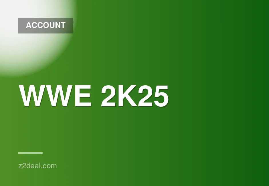 WWE 2K25 Steam Account with Instant Delivery and Free Game Choice