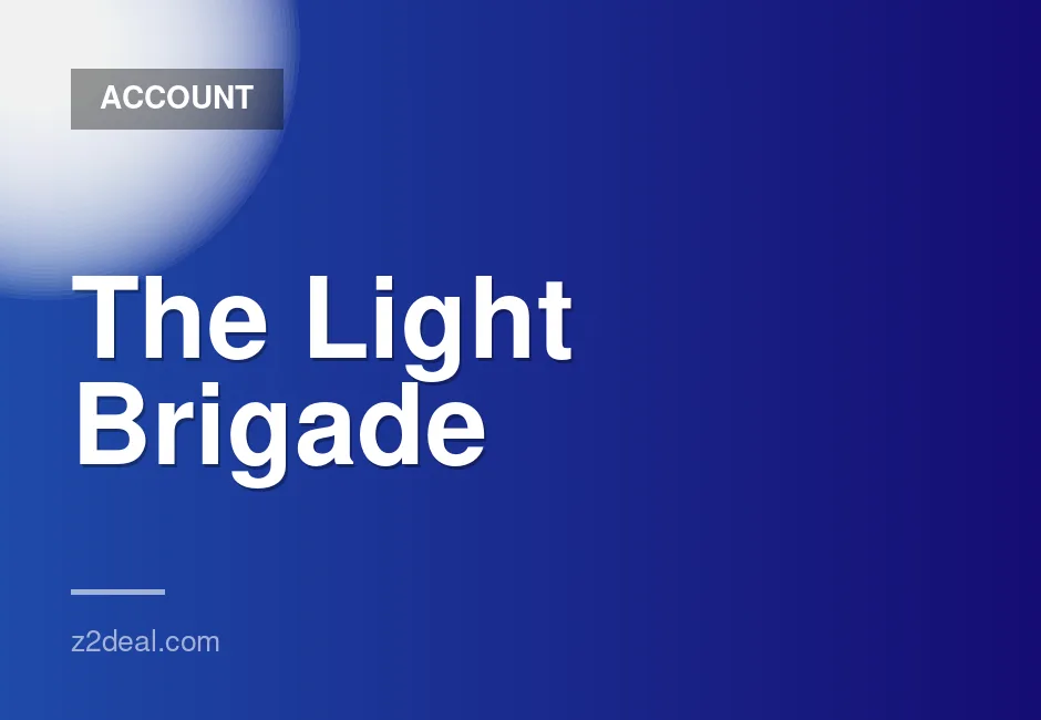 New Steam Account for The Light Brigade with Zero Playtime and Quick Data Change