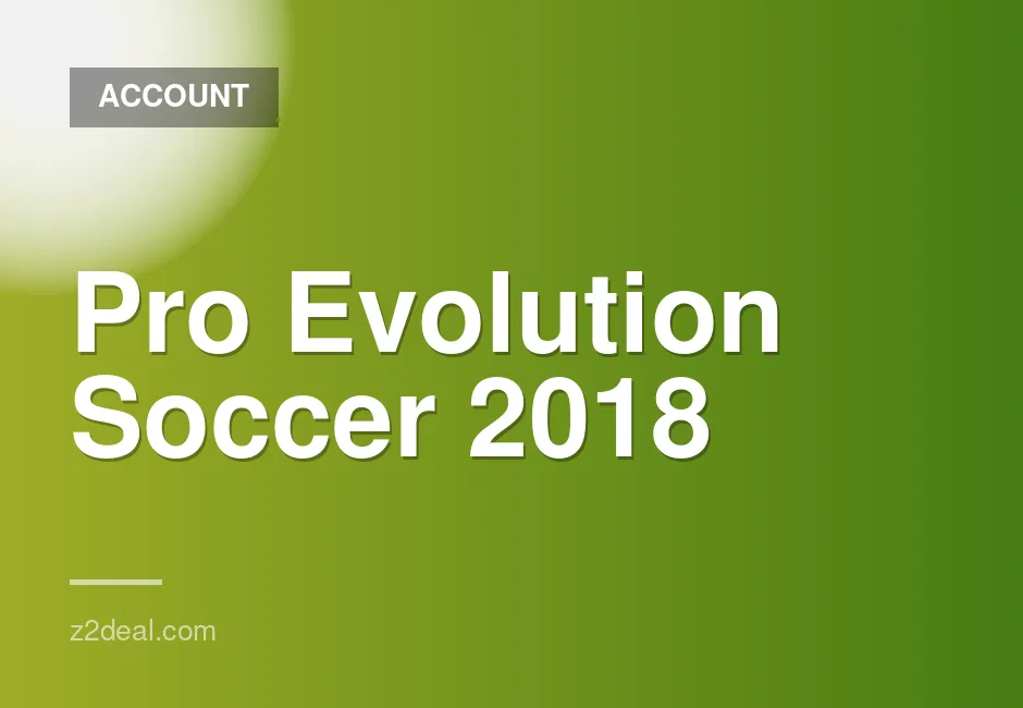 Pro Evolution Soccer 2018 Steam Account with Extra Games, No VAC Ban, Full Access, Verified Seller