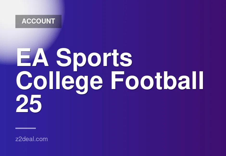 PS5 College Football 25 Standard Edition K1 Account for Sale