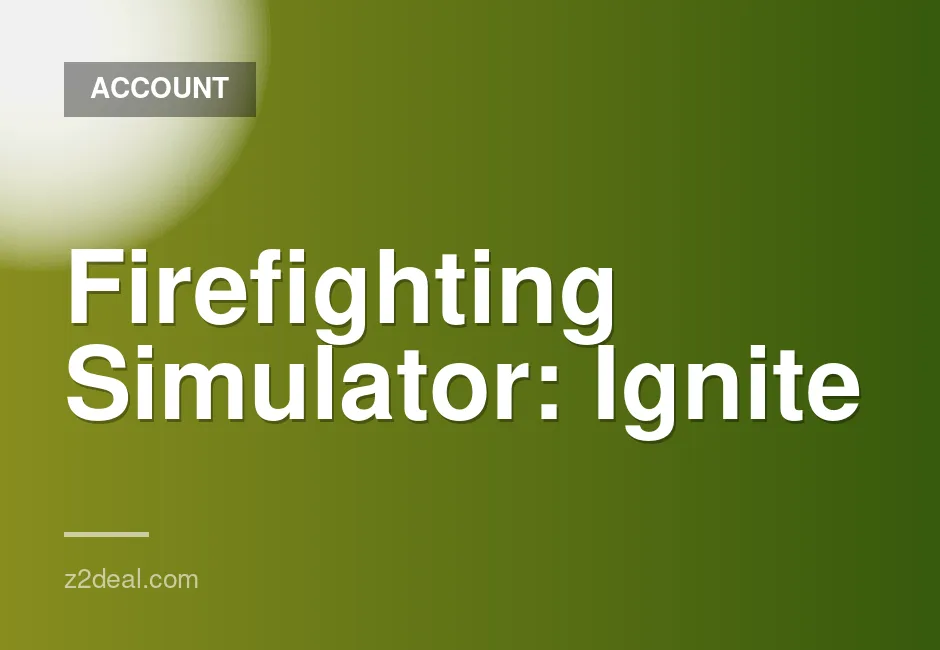 Firefighting Simulator: Ignite Full Game Account for PS4 and PS5