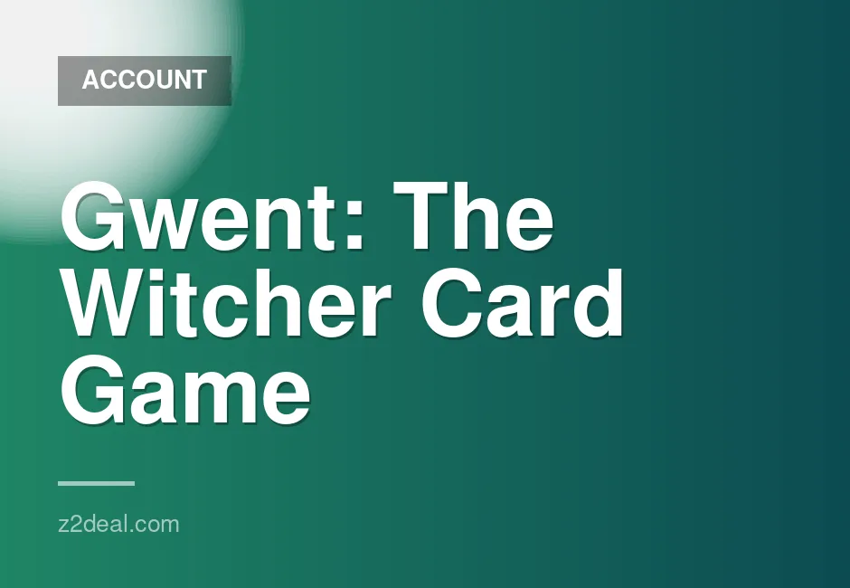 Gwent: The Witcher Card Game digital version for Nintendo Switch with sub-account access