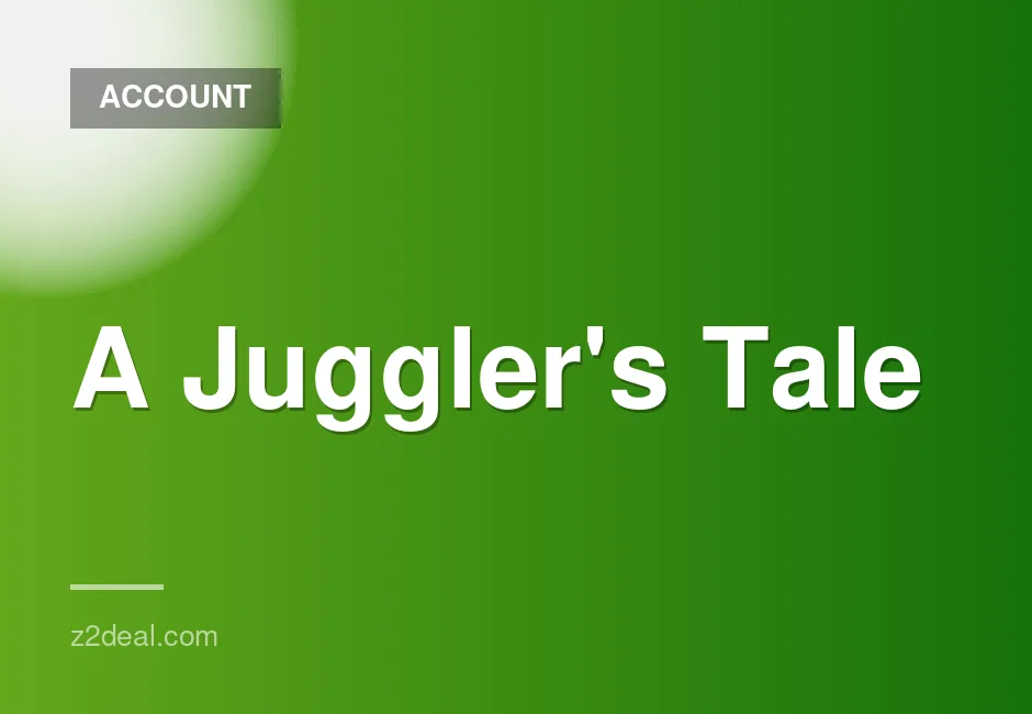 New Steam Account for A Juggler's Tale, 0 Hours Played, Data Change Available, Quick Delivery