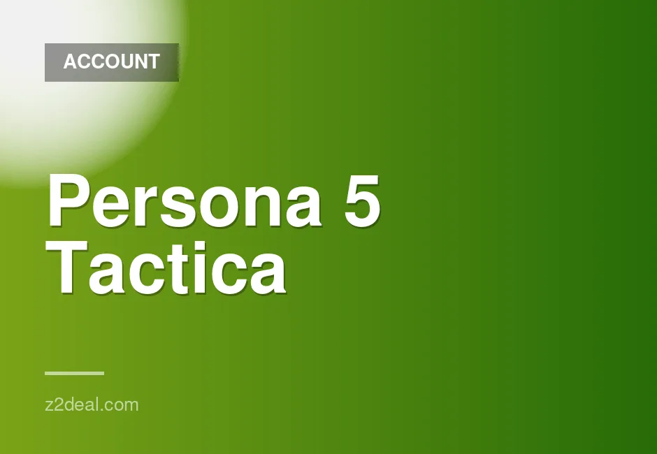 Persona 5 Tactica digital game for Nintendo Switch, includes NSP sub-number