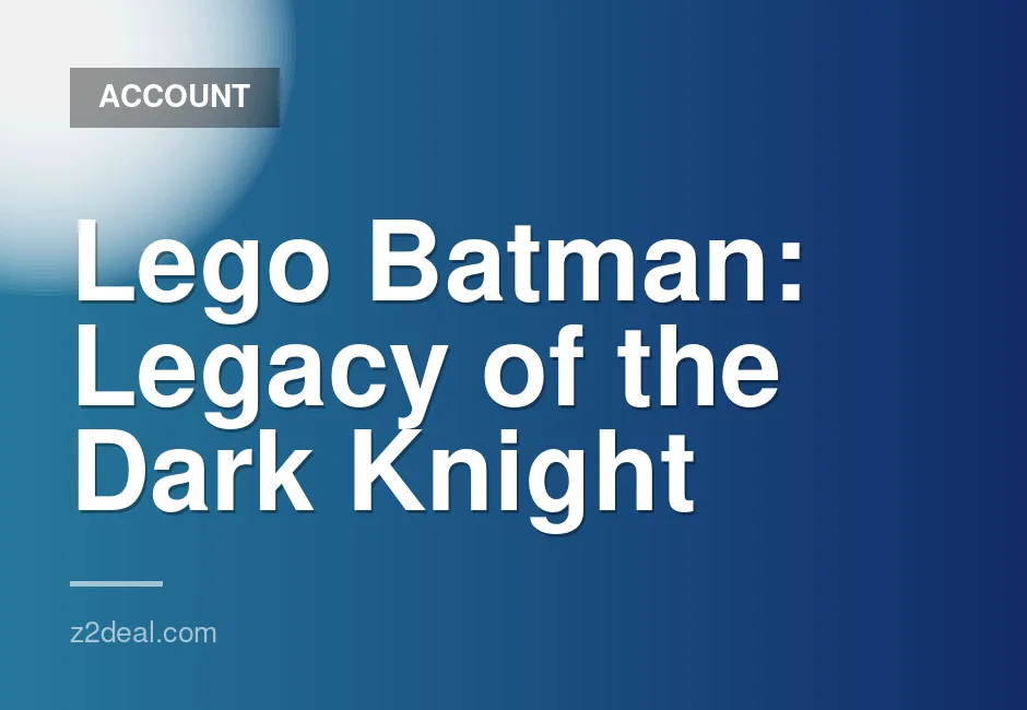 Lego Batman: Legacy of the Dark Knight Steam Account with Instant Delivery and Free Game Choice